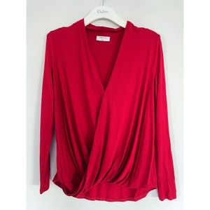 Babaton Mehmet drape front top